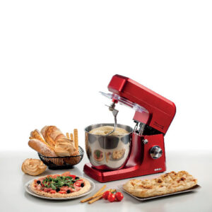 Máy trộn bột Ariete Gourmet Professional 1598 — tô 7 L — đỏ — ảnh chi tiết 1