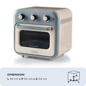 Nồi Chiên Không Dầu Và Lò Nướng Vintage Xanh Dương — ảnh chi tiết 1