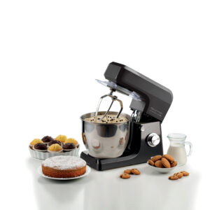 Máy trộn bột Ariete Gourmet Professional 1598 — tô 7 L — đen — ảnh chi tiết 1